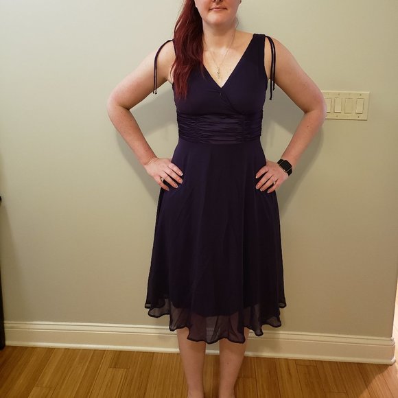 connected apparel Dresses & Skirts - Connected Purple Dress Sz. 10